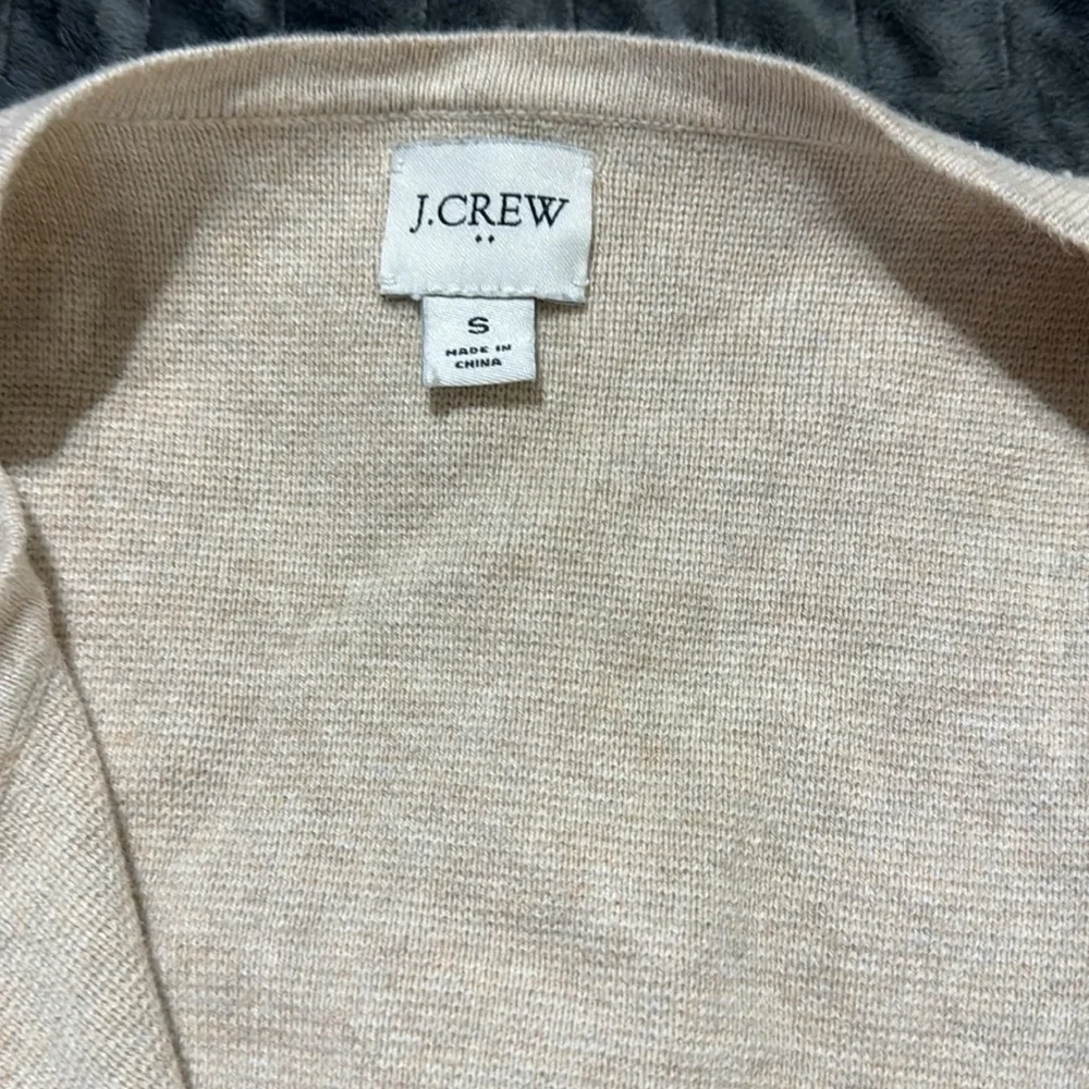 J Crew Woman’s 100% Cotton Open‎ Cardigan With Pockets